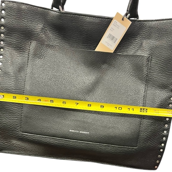 Rebecca Minkoff Women's Darren Tote Bag Black Turn Lock Closure NWT - Picture 9 of 12